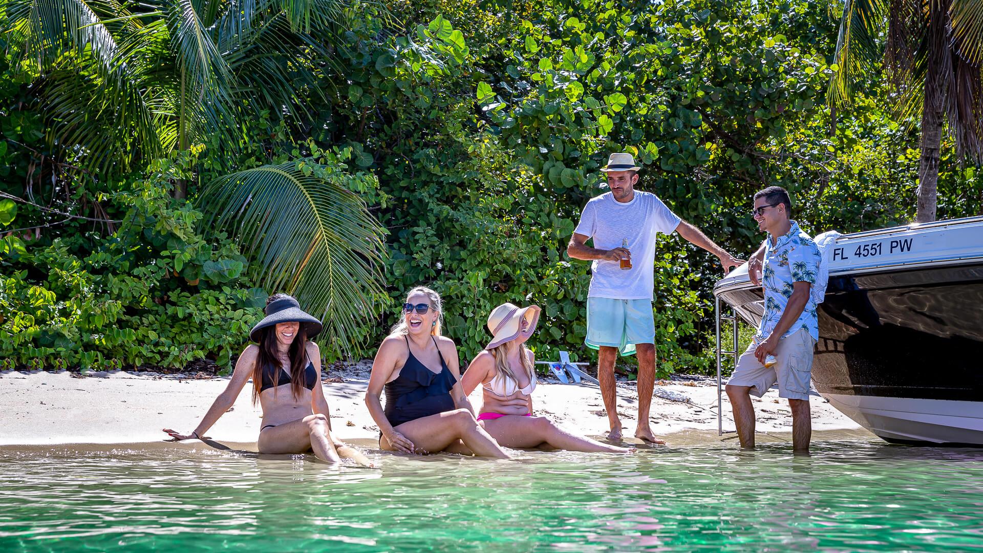 Rents Boats with Captain for Provate Island Parties